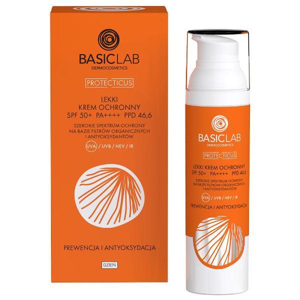 BasicLab Light Protective Cream SPF50+ PPD: 46,6 75ml