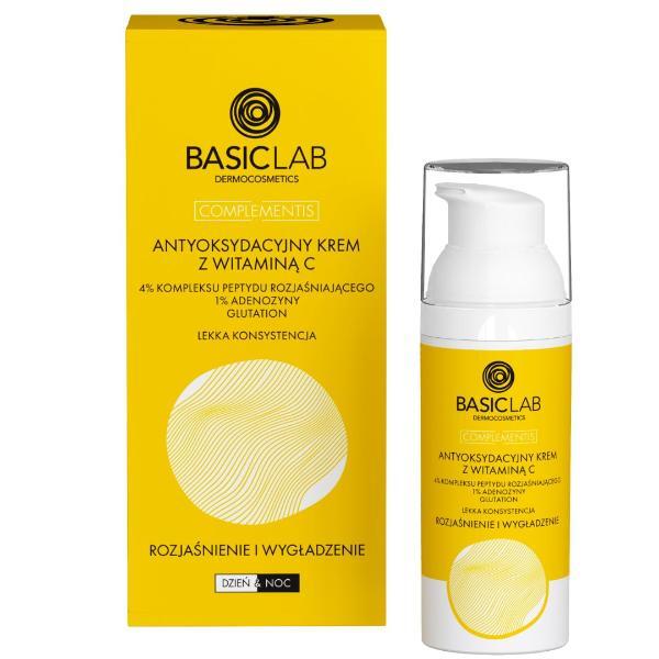 BasicLab Light Antioxidant Cream with Vitamin C 50ml