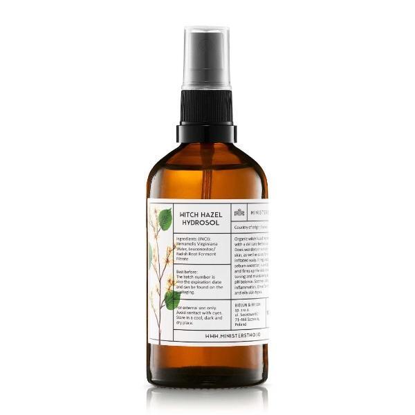 Ministerstwo Organic Witch Hazel Hydrosol 100ml