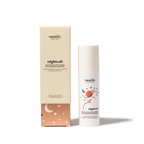 Resibo NIGHTCALL Night Cream with gradual tan effect 50ml