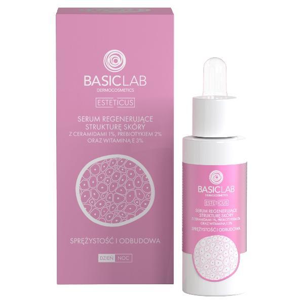 BasicLab Regenerating Serum with Ceramides, prebiotic 30ml