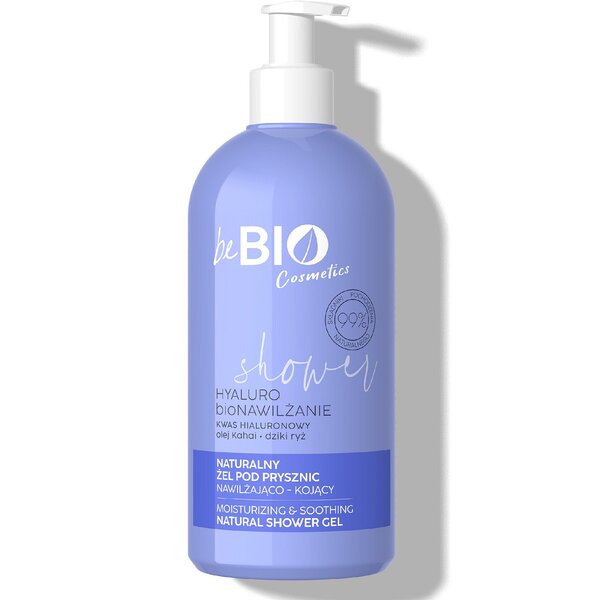 beBIO HYALURO Moisturising-soothing shower gel 350ml