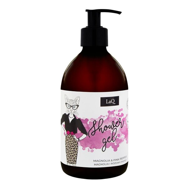 LaQ Shower gel - Magnolia & Pink Pepper 500ml