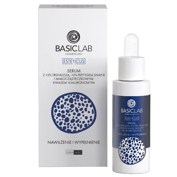 BasicLab Serum with Trehalose 15% and 10% Peptide 30ml