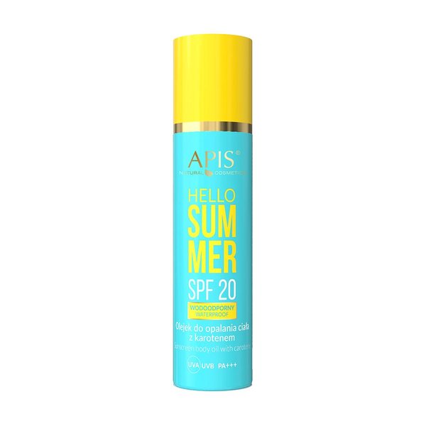 APIS Sunscreen Body Oil with carotene SPF20 150ml