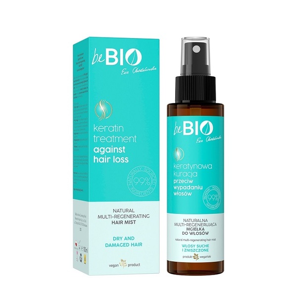 beBIO Keratin - Regenerating mist - dry & damaged hair 100ml