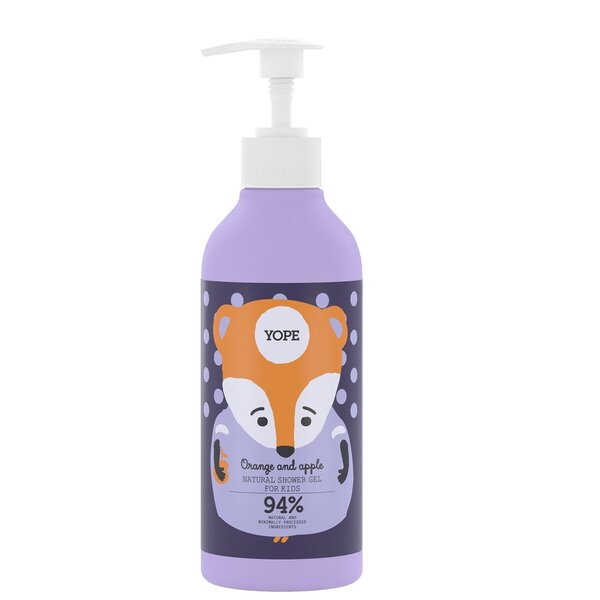 Yope Orange and Apple Shower Gel for Kids 400ml