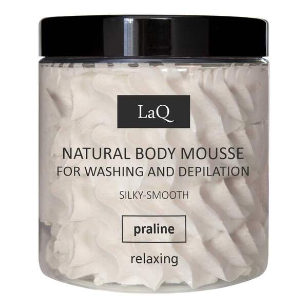 LaQ Body mousse - washing & depilation - PRALINE 100g