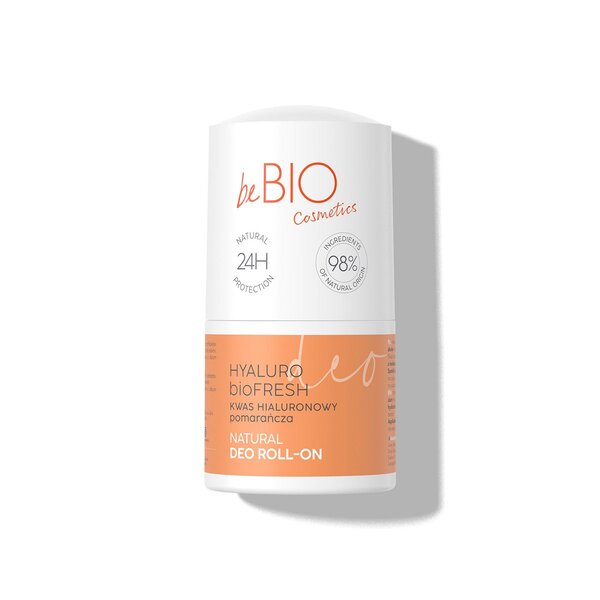 beBIO Deodorant roll-on bioFRESH orange extract 50ml