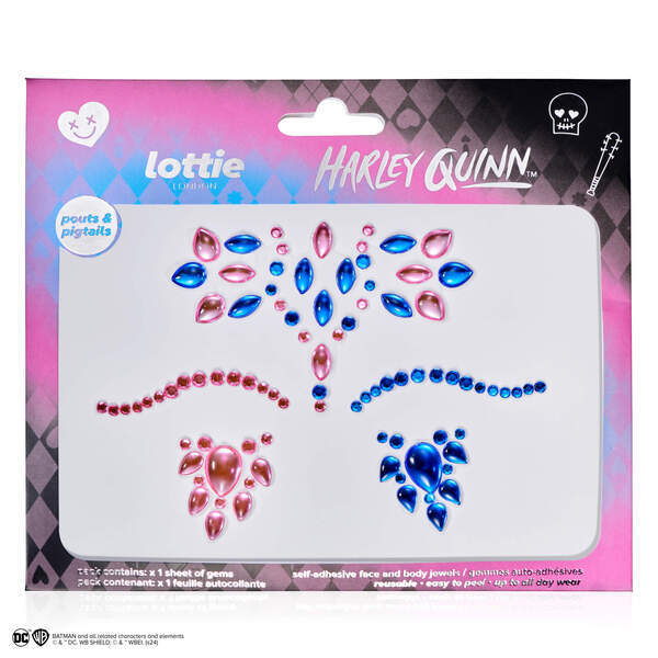 Lottie London x Harley Quinn Pouts & Pigtails Face & Body Gems