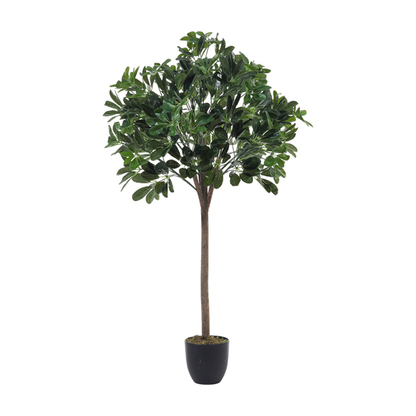 Livingandhome Artificial Schefflera Arboricola Tree in Pot