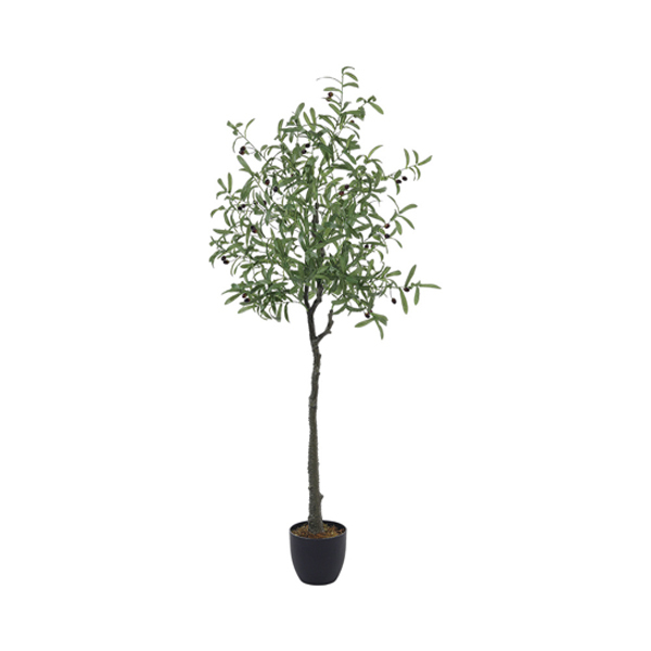 Livingandhome Artificial Olive Tree in Planter