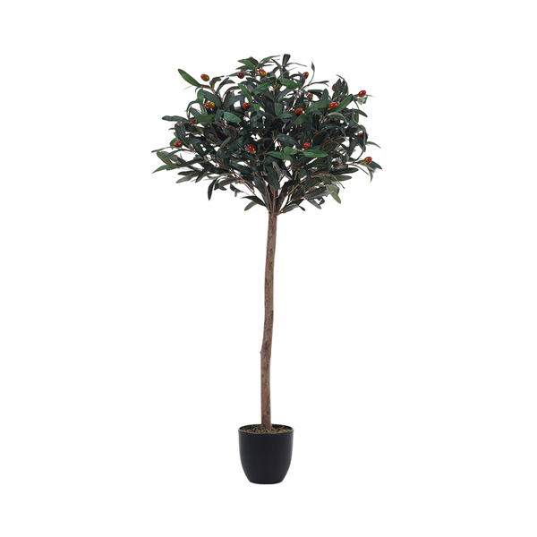 Livingandhome Artificial Olive Tree Decorative Plant 120cm