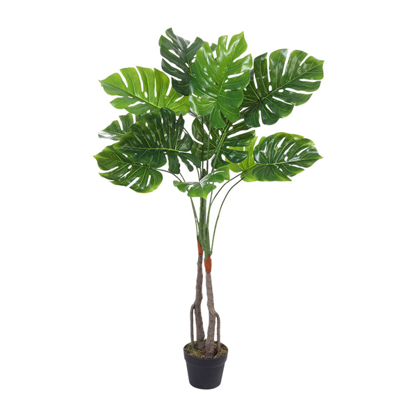 Livingandhome Artificial Monstera Deliciosa Tree in Pot