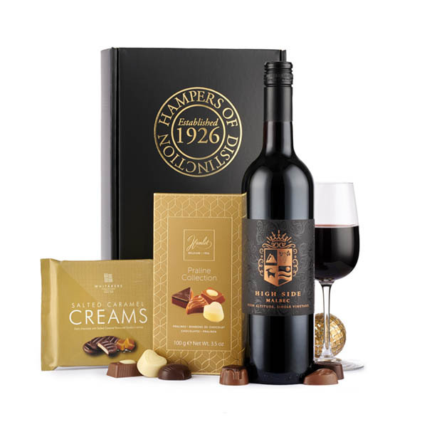 Spicers of Hythe - Red Wine & Chocs Hamper