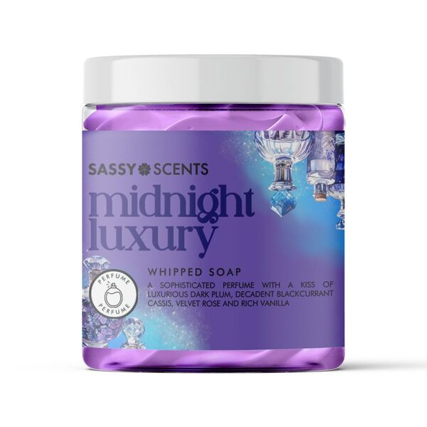 Sassy Scents Midnight Luxury Whipped Soap 115g