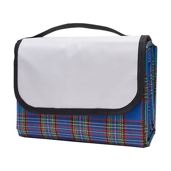 Livingandhome Portable Scottish Plaid Picnic Blanket