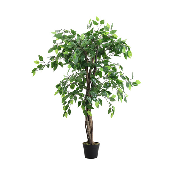 Livingandhome Artificial Green Banyan Tree UV Resistant