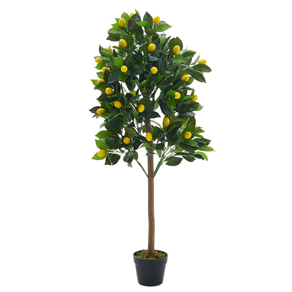 Livingandhome Artificial Potted Lemon Tree 120cm