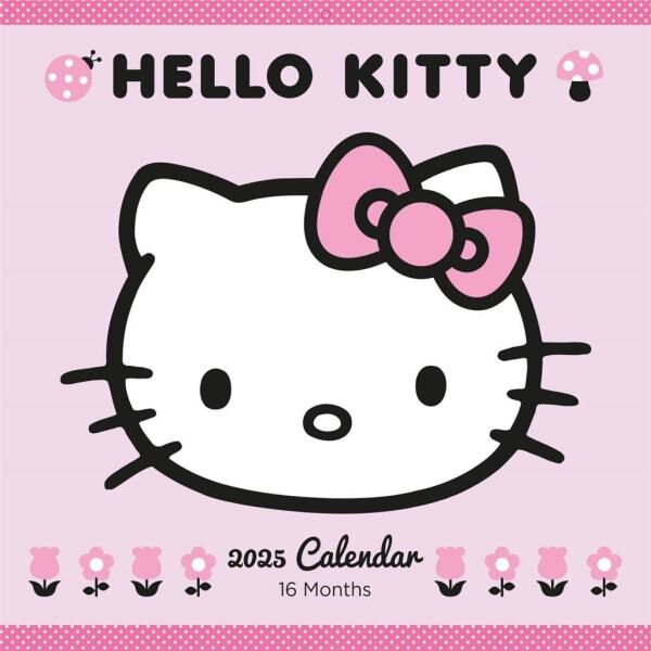 Hello Kitty 2025 Square Wall Calendar (30cm x 30cm)