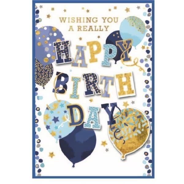 Simon Elvin Contemporary Birthday Card (Pack of 6)