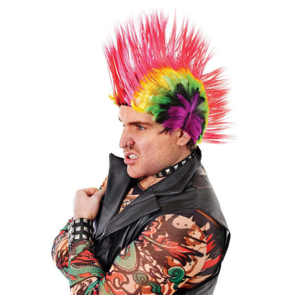 Bristol Novelty Mens Mohican Wig