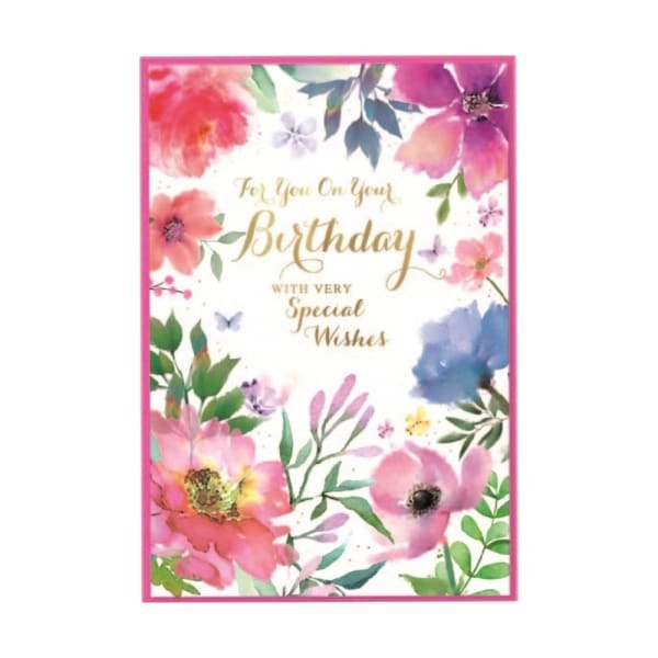 Simon Elvin For You On Your Birthday Card (Pack of 6)