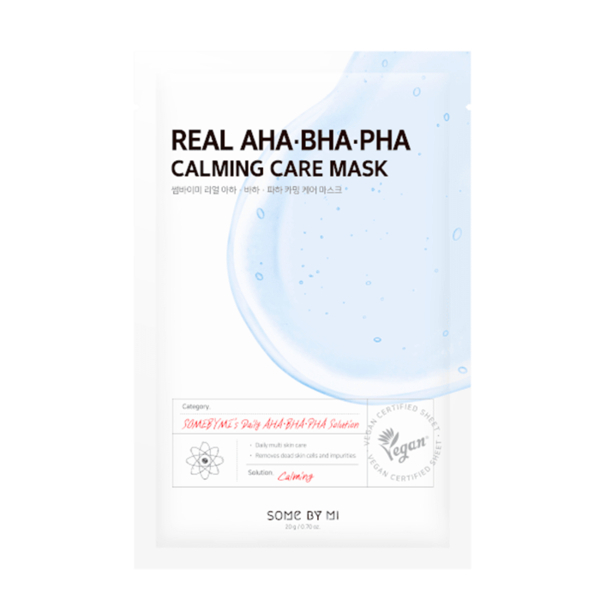 SOME BY MI Real AHA BHA PHA Calming Care Mask