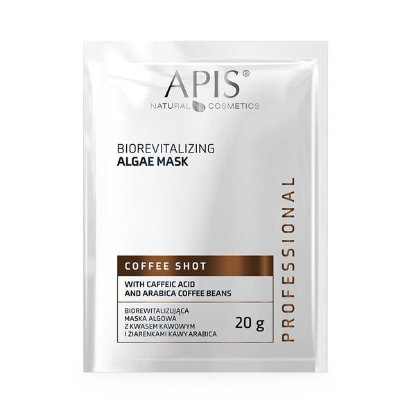 APIS Algae Mask with Caffeic Acid & Arabica Coffee Beans 20g