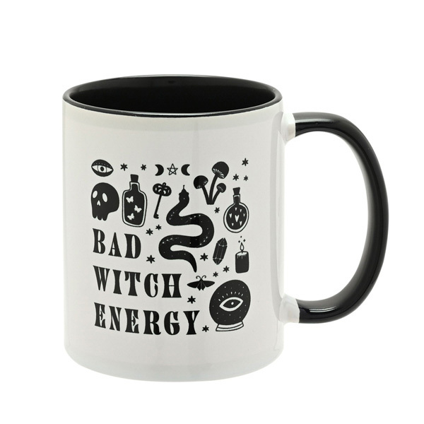 Hocus Pocus Black Handled Mug - Bad Witch Energy