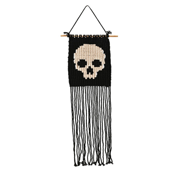 Hocus Pocus Hanging Skull Banner