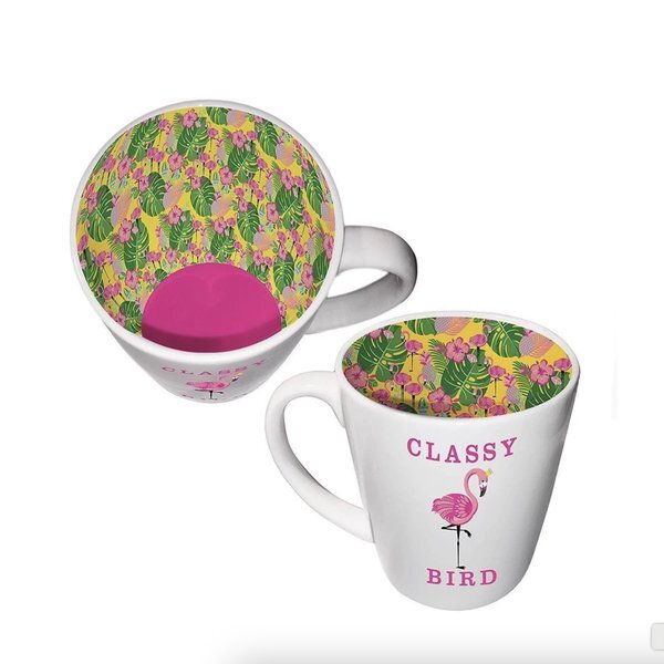 WPL Gifts Classy Bird Mug Flamingo Design