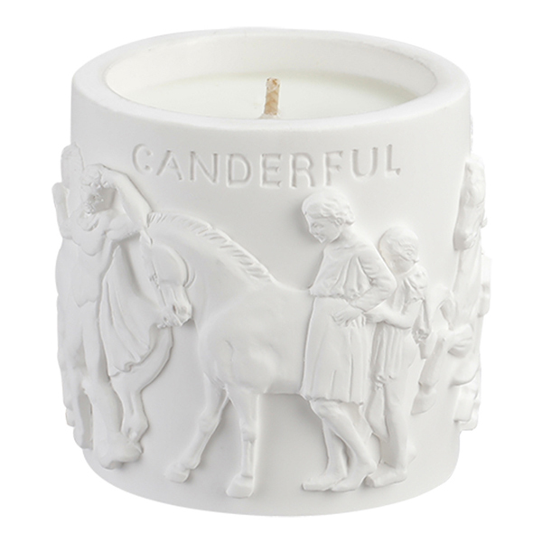 Livingandhome Retro Embossed Scented Candle