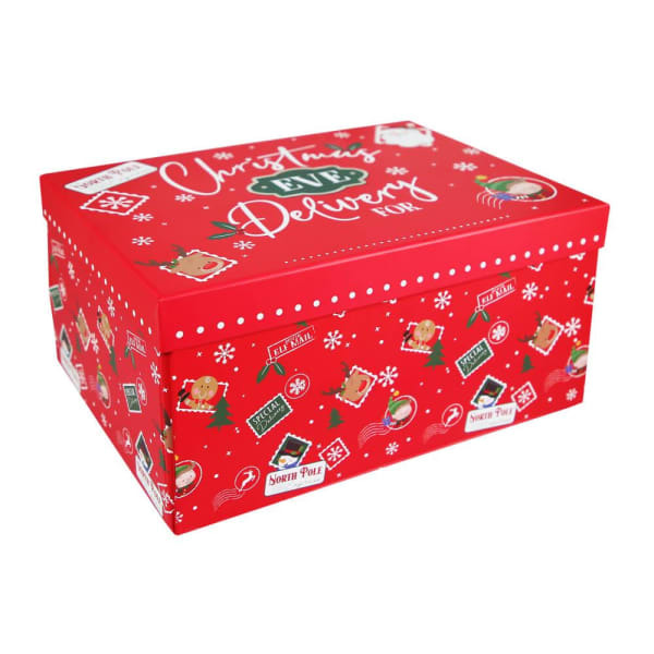 Eurowrap Flat Christmas Gift Box