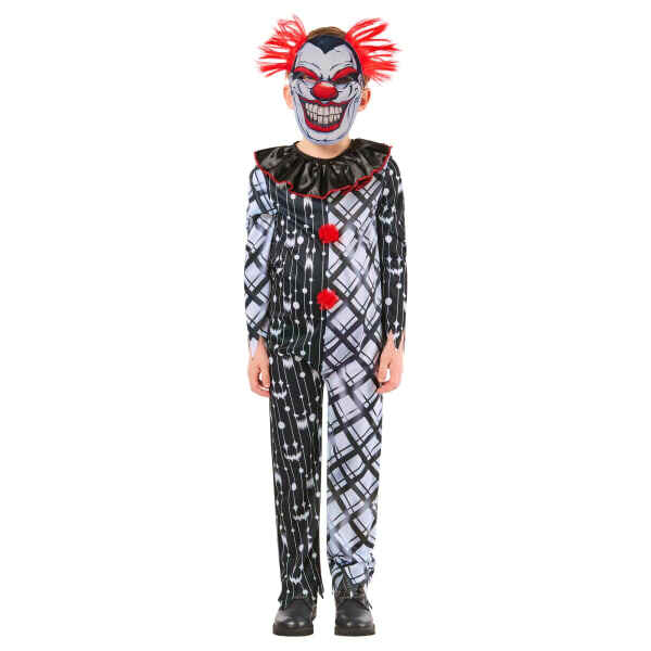 Bristol Novelty Kids Sinister Clown Costume (7-8 Years)