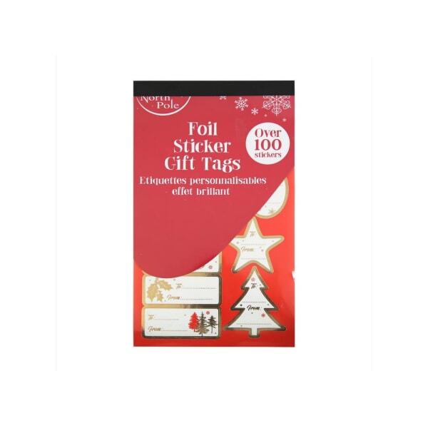 Eurowrap Christmas Labels (Pack of 100)