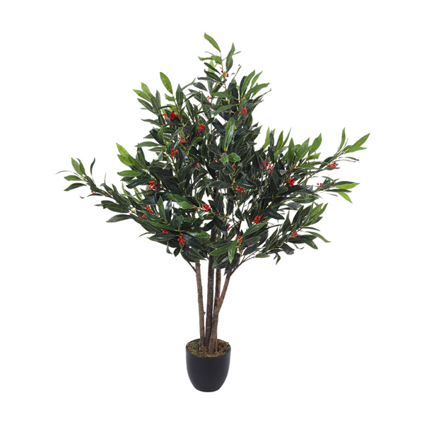 Livingandhome Artificial Olive Tree Decorative Plant