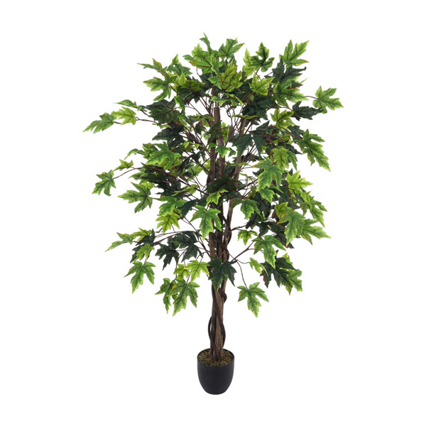 Livingandhome Artificial Maple Tree Decorative Plant