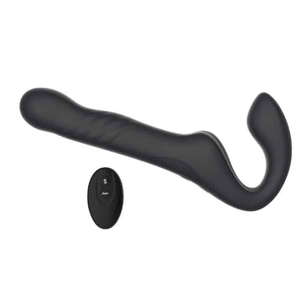 Mina Surge Remote Thrusting & Vibrating Strapless Strap On