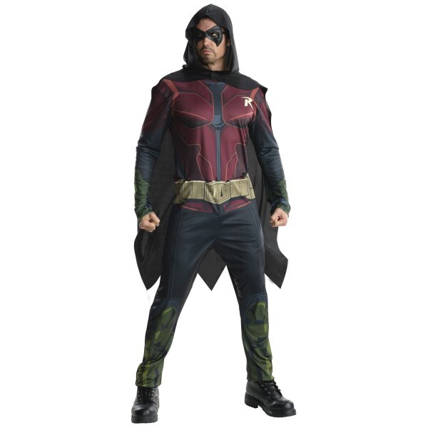 DC Comics Batman Mens Robin Hooded Costume (S)