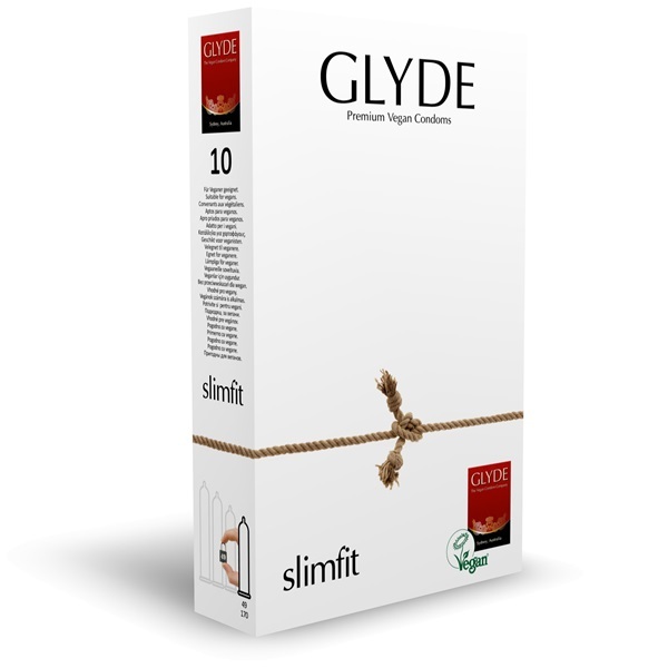 Glyde Ultra Slimfit Vegan Condoms 10 Pack