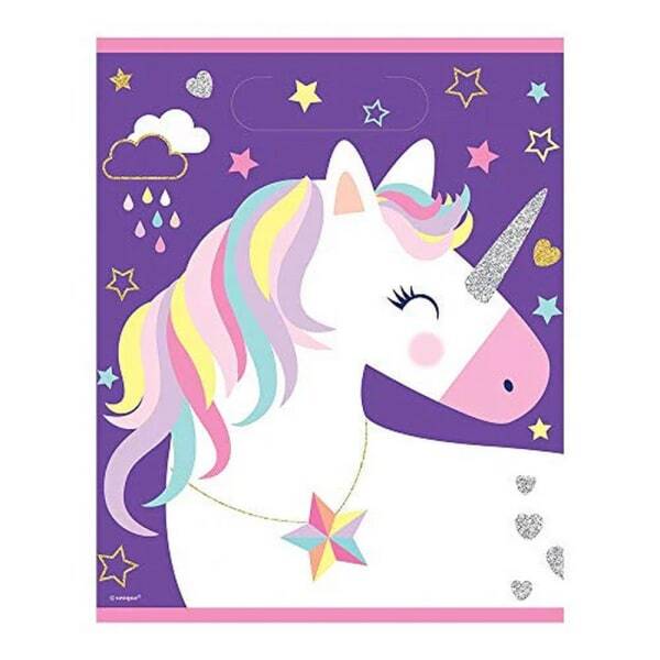 Unique Party Unicorn Party Bags (Pack of 8)