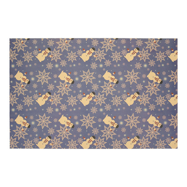 Livingandhome Christmas Rustic Kraft Wrapping Paper Sheets