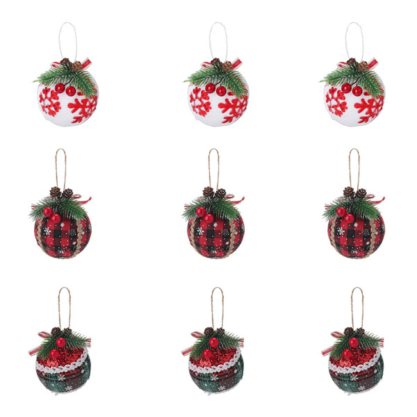 Livingandhome Christmas Ball Ornaments Type 1