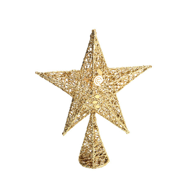 Livingandhome Christmas Tree Topper Star Ornament Small