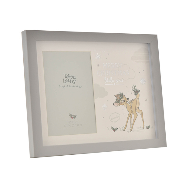 Disney Magical Beginnings Bambi Photo Frame Merry Christmas