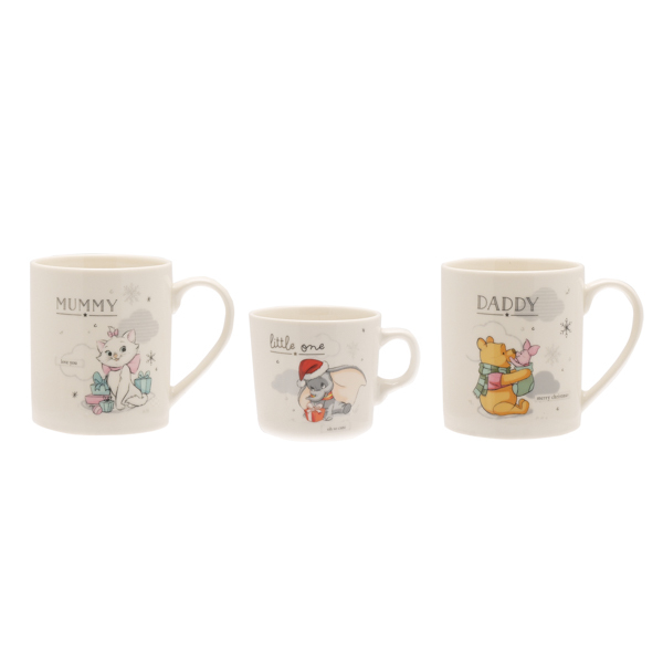 Disney Magical Beginnings Mum, Dad & Baby Mug Set