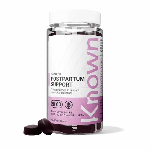 Known Nutrition Postpartum Support Vegan Gummy Supplement x 60