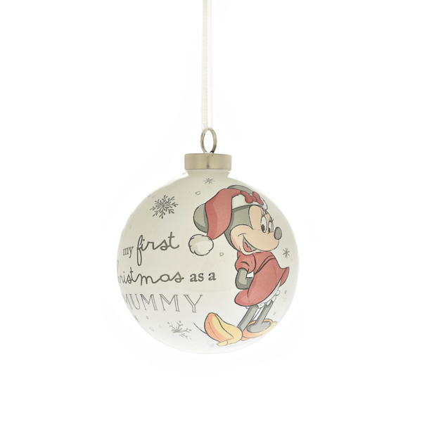 Disney Magical Beginnings Minnie Ceramic Bauble - Mummy