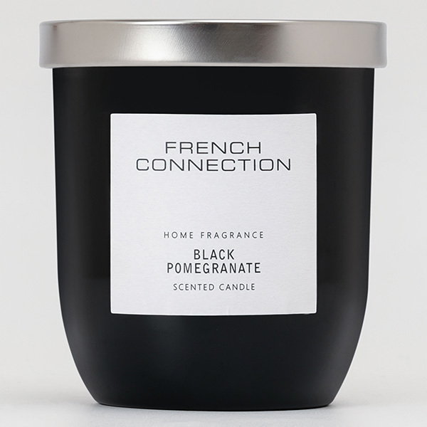 French Connection Black Collection Black Pomegranate Candle 158g